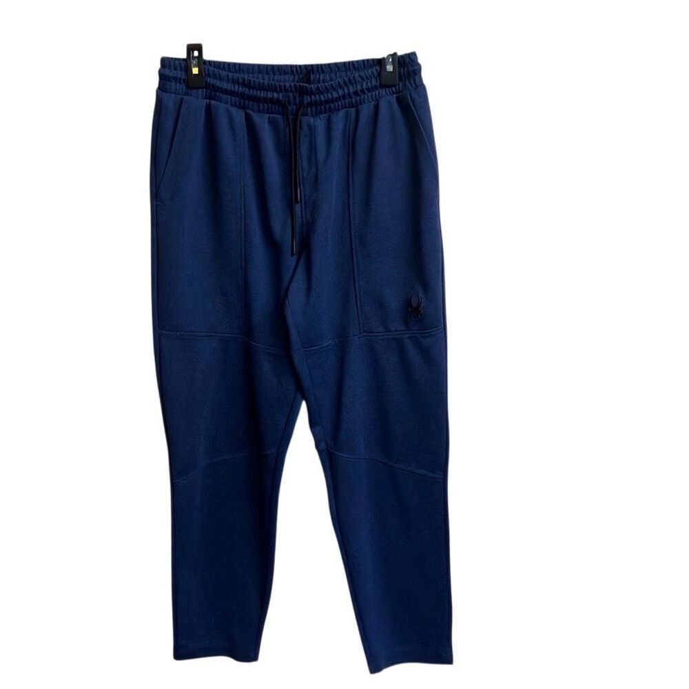 414. Spyder men’s straight leg sweatpants size medium in navy